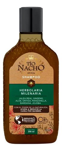  Shampoo Anticaida Tio Nacho Jalea Real 200 Ml