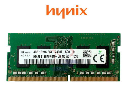 Memoria Ram Hynix Sodimm Ddr4 4gb Pc4-19200 2400mhz Laptop