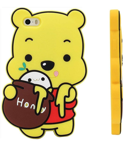 Funda Para iPhone 7/8/se (diseno De Oso Pooh /marca Funte...