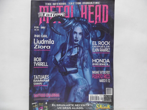 Metal Head Tattoo / Magazine X 8 Revistas 