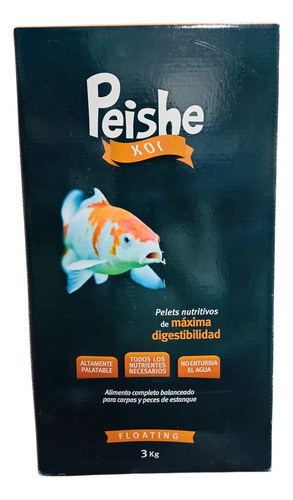 Shulet Peishe Koi 3 Kg Alimento De Flote Carpas Peces