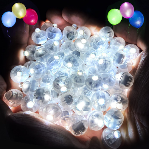 Zgwj 100 Mini Luces Led, Globos Led Iluminados Para Decoraci