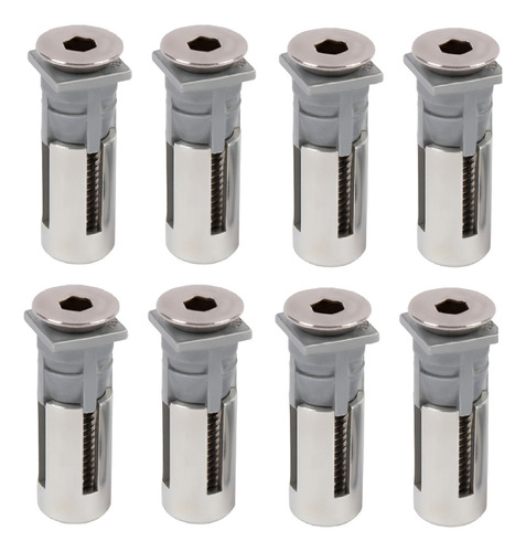 8 Perno Inoxidable C/ Tornillo M8x40mm Puerta Locinox