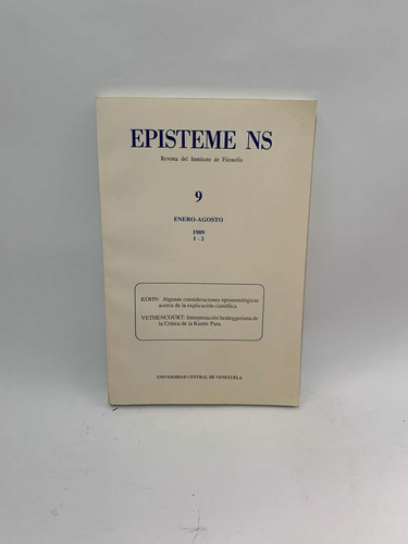 Episteme Ns 9 Enero-agosto