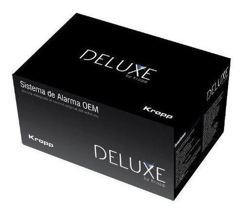 Imagen 1 de 7 de Alarma Auto Deluxe Sensor Shock + 4 Bloqueos