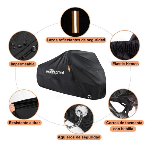 Cubierta Protector Para Motocicleta Protección Contra Lluvia