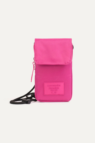 Porta Celular Motley De Nylon Mujer 47 Street Color Fucsia