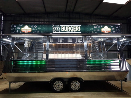 Carro Para Venta De Chorizos Hamburguesas Panchos Food Truck