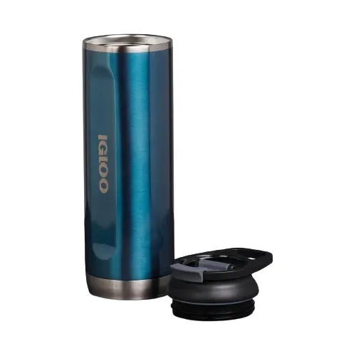 Termo Vaso Igloo Flip N Sip 20 Onzas 591 Ml Azul Moderno