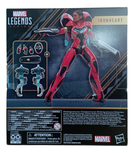 Figura De Acción Black Panther Wakanda Forever Iron Heart