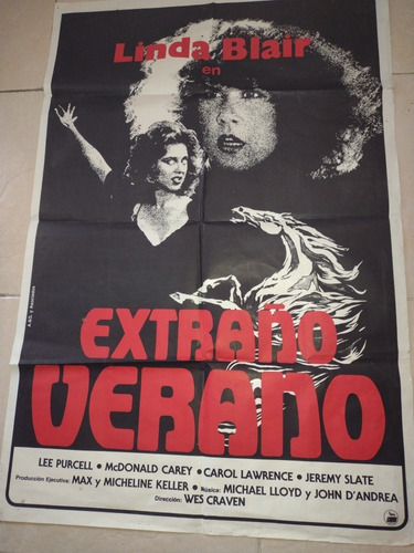 Extraño Verano/poster De Cine Gigante!!terror