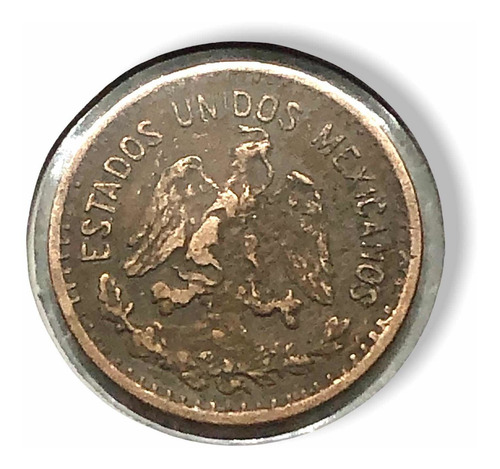 Moneda De México De Cobre De 1 Centavo Del Año 1939 (Usado)
