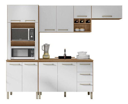 Cocina modulada Ambiente Amethyst Composition 5 Freijó