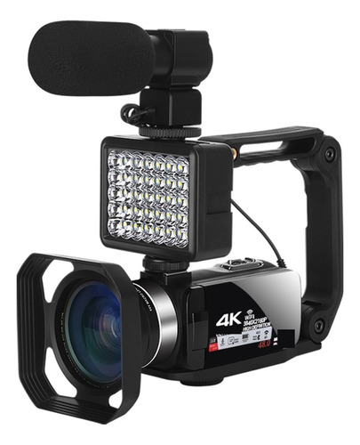 Cámara De Video Digital Videocámara Profesional 4k Kit De