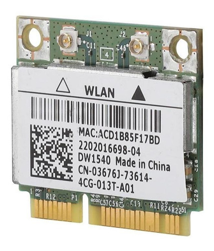 Para Placa De Rede Dell Broadcom Bcm943228hm4l Dw1540