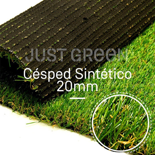 Cesped Pasto Sintetico 20mm 1m2 Premium Alto Transito