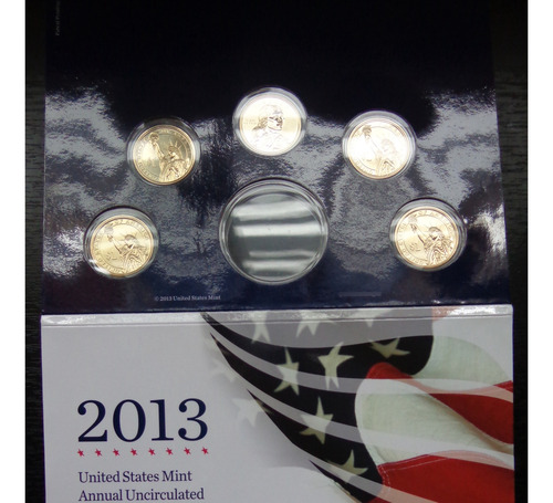 Usa Colección Dólar De Los Presidentes- Native, Año 2013. (Usado)
