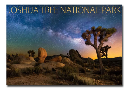 Joshua Tree National Park Night Sky - Imán Para Nevera De Vi