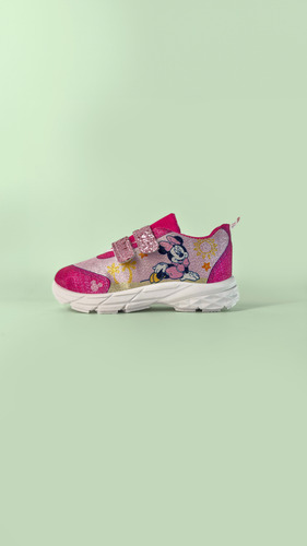 Zapatilla Disney Minnie Mickey Mouse Deportiva Abrojo