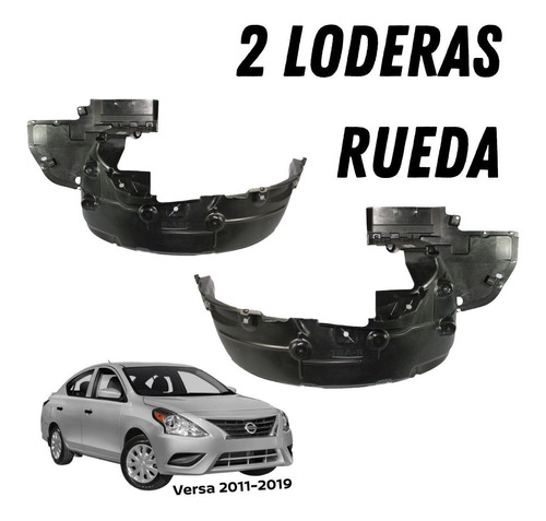 Kit Tolvas Salpicaderas Versa 2019 Original