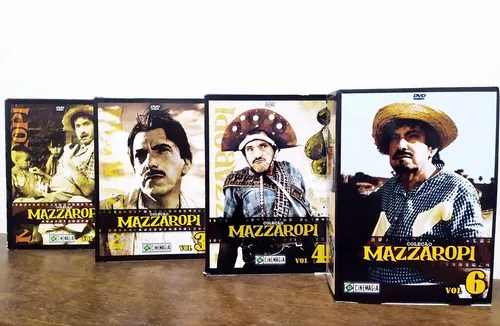 Coleção Mazzaropi 4 Volumes - 13 Filmes Em Dvd Originais