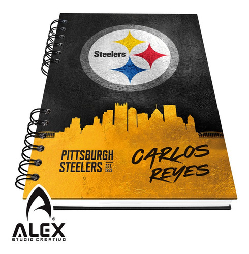 Libretas Nfl Pittsburgh Steelers Personalizadas Journal