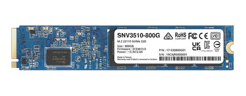 Synology Snv3410 De 800gb Nvme Pcie 3.0 X4 M.2 Ssd Interno