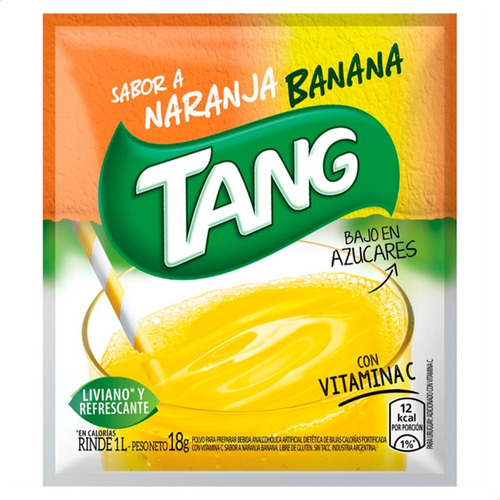 Jugo Tang Naranja Banana Sin Tacc Bajo En Azucar - Caja X20u