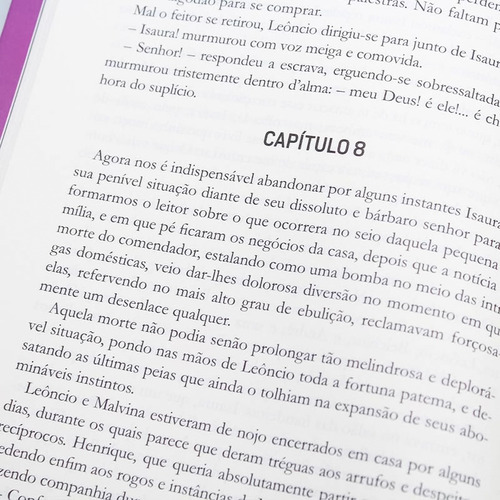 A Escrava Isaura - Bernardo Guimarães - Livro Físico