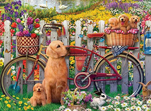 Ravensburger 15036 Cute Dogs In The Garden - Rompecabezas De