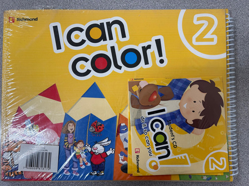 Pack I Can Color 2 (student Book + Cd + I Can Color)