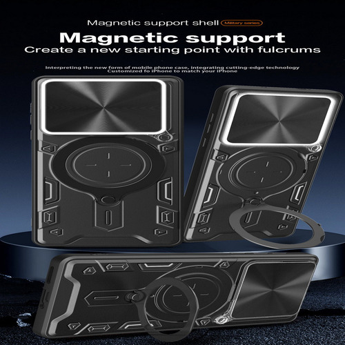 Pm Funda Con Soporte Magnético Para Xiaomi 14t Pro 5g