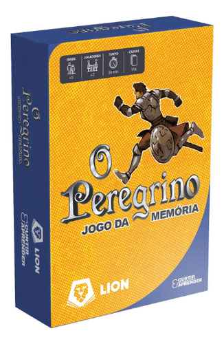 Jogo Da Memória - O Peregrino (editora Lion, Lacrado), De Lion. Série Jogo Da Memória - O Peregrino, Vol. 01. Editora Lion, Capa Dura Em Português, 2023