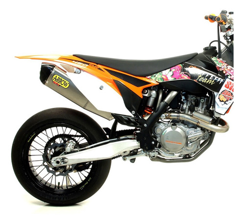 Kit Competicion Escape Trophy Smr450 13- Sx 450f 14 Titanio