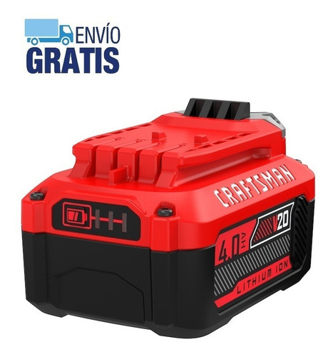 Batería De Litio V20* 4.0ah Y Cargador Craftsman Cmcb204-ck