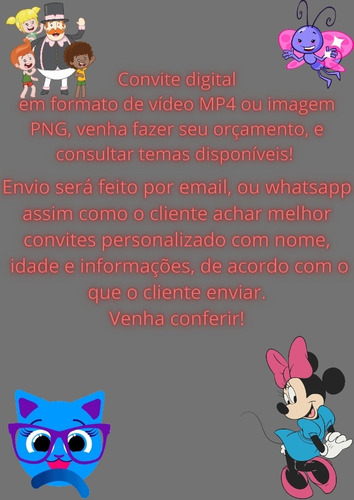 Imagem 2 de 6 de Convites Digitais Personalizados