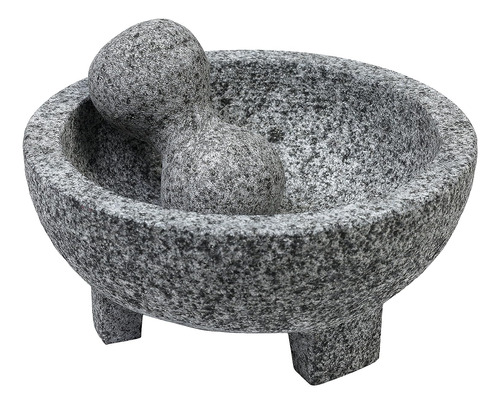 Usa Granite Molcajete - Molinillo De Especias De 6 Pulgadas,