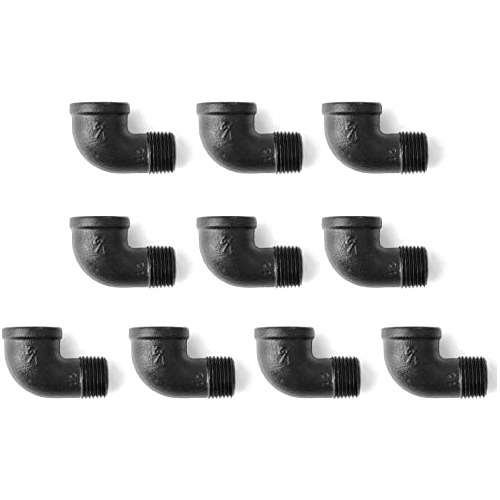 Codo De Tubería De 90 Grados De 1/2 Negro, Codo De 1/...