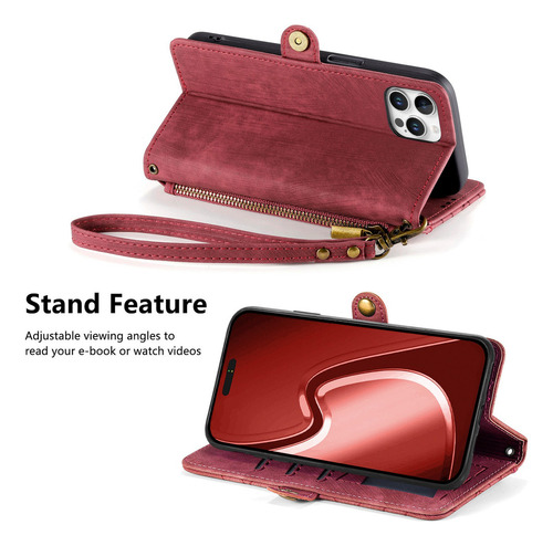 Funda De Piel Tipo Cartera Para Honor X8c X8b X8a