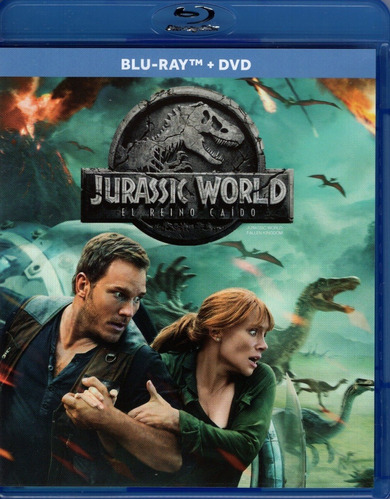 Jurassic World El Reino Caido Pelicula Blu-ray + Dvd