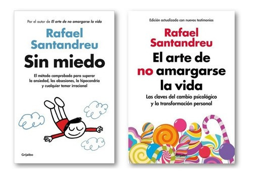 * 2 Libros R. Santandreu * Sin Miedo El Arte De No Amargarse