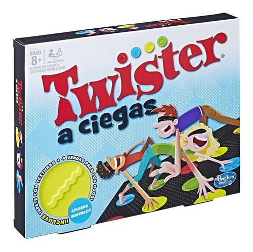 Imagen 1 de 5 de Juego De Mesa Twister A Ciegas Hasbro Niños Y Adultos 2018