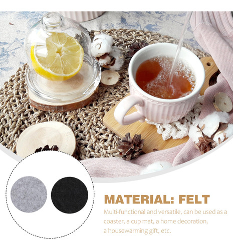 Posavasos De Fieltro Con Aislamiento Térmico, 20 Unidades, P