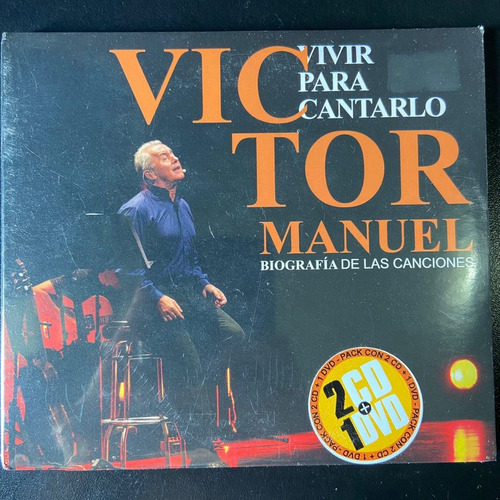Cd + Dvd Víctor Manuel  Vivir Para Cantarlo  Che Discos