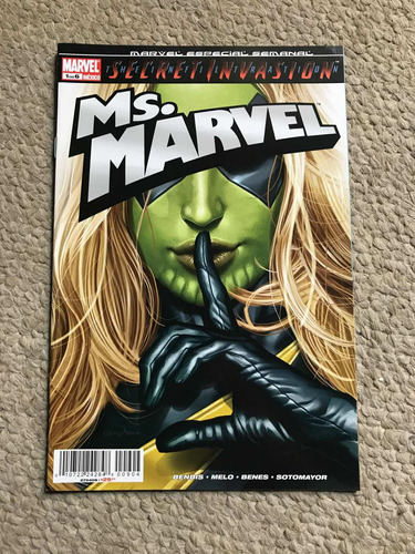 Marvel Comic Ms Marvel Secret Invasion 1