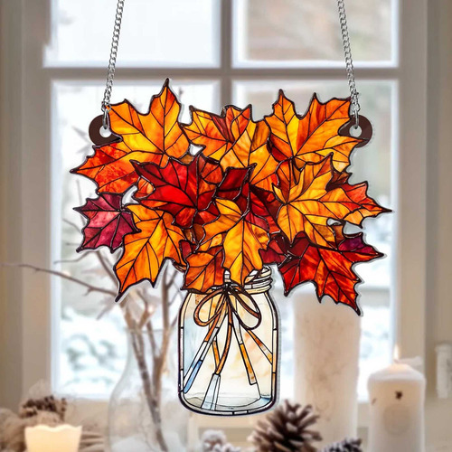 Colgante Acrílico Para Ventana Con Forma De Planta En U Hang