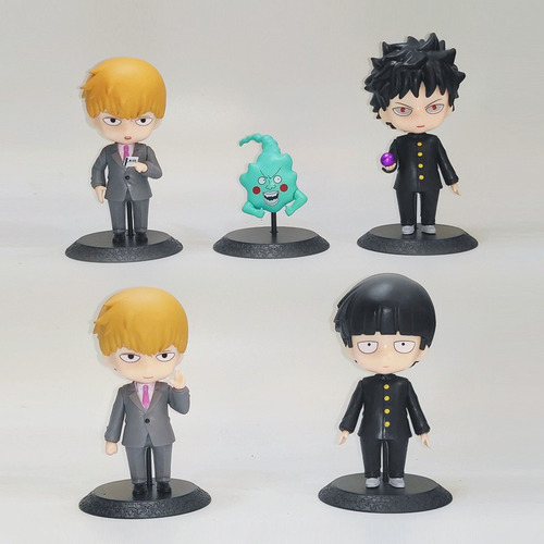 Juego De 5 Piezas Arataka Reigen Mob Psycho 100 Figura Model