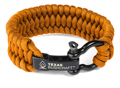 Texas Bushcraft Pulsera De Supervivencia De Cuerda De Fuego,