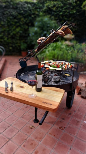 Fogonero Asador Parrillon Lacar Kutral 1mt De Diámetro