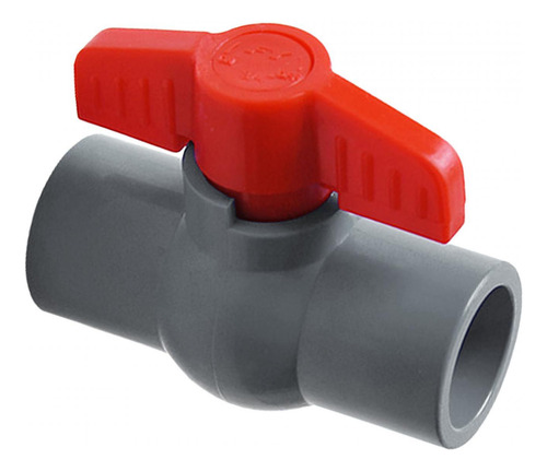 Válvula De Bola De Pvc Mango En T Válvula De Gris 25mm